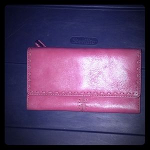 Pink Fossil wallet